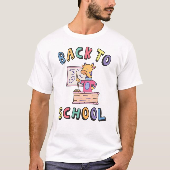 Zurück zur Schule T-Shirt (Vorderseite)