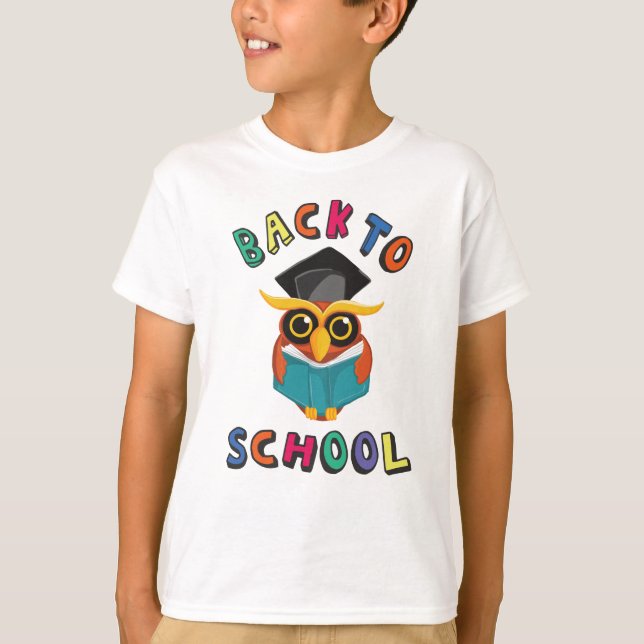 Zurück zur Schule T-Shirt (Vorderseite)