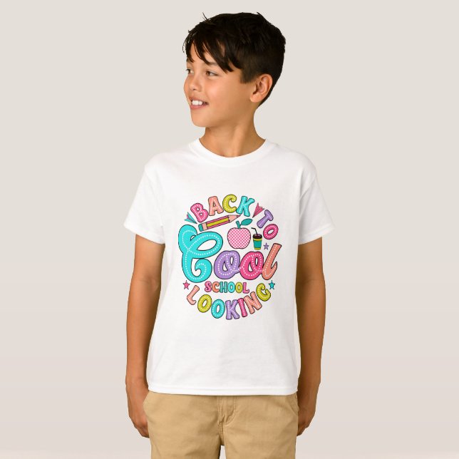 Zurück zur Schule T-Shirt (Vorne ganz)