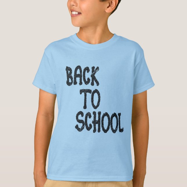 Zurück zur Schule T-Shirt (Vorderseite)