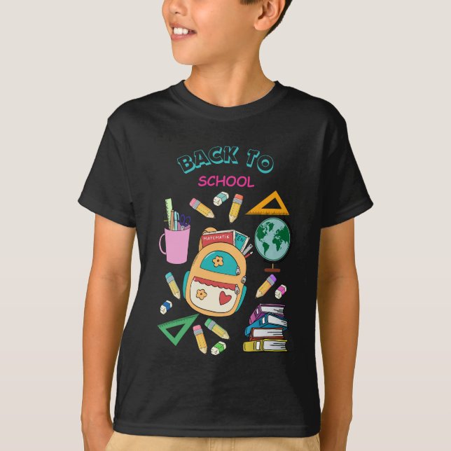 Zurück zur Schule T-Shirt (Vorderseite)