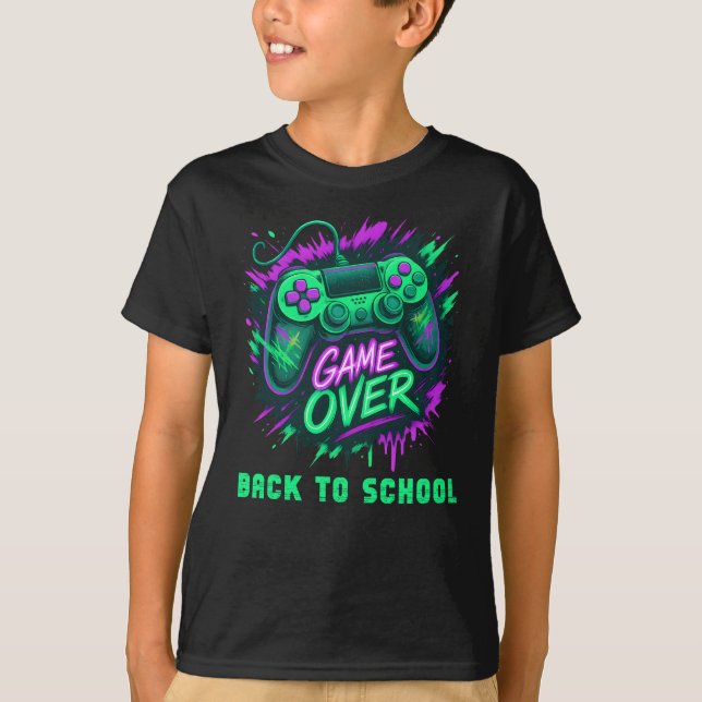 Zurück zur Schule T-Shirt (Vorderseite)