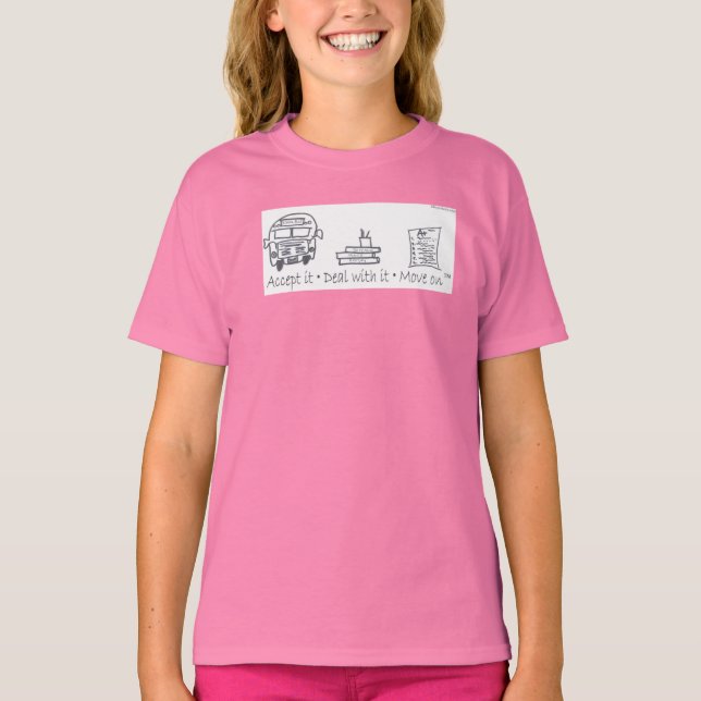 Zurück zur Schule T-Shirt (Vorderseite)