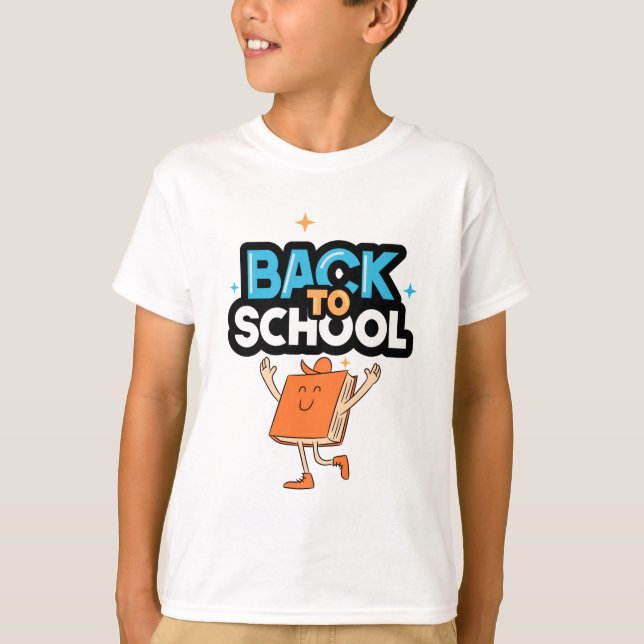 Zurück zur Schule T-Shirt (Vorderseite)