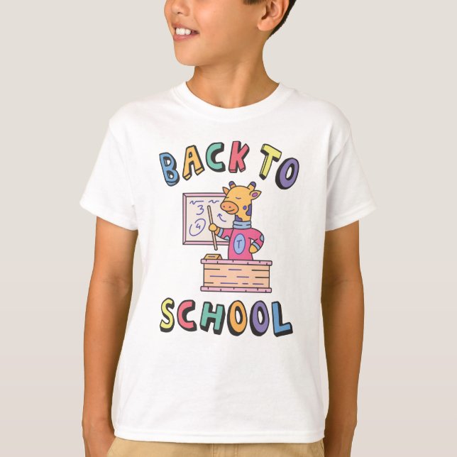 Zurück zur Schule T-Shirt (Vorderseite)