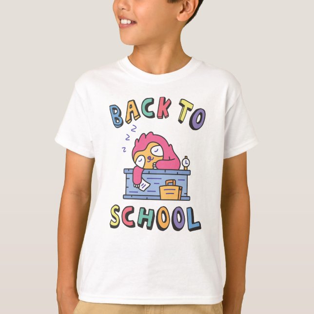 Zurück zur Schule T-Shirt (Vorderseite)