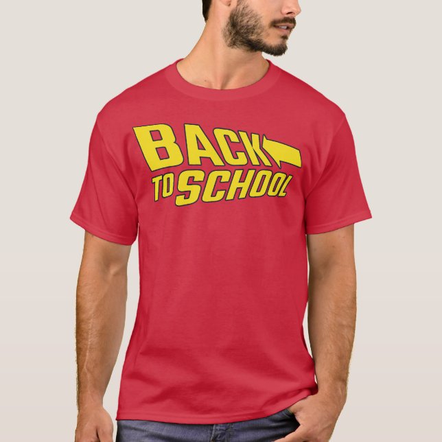 Zurück zur Schule T-Shirt (Vorderseite)