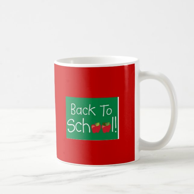 Zurück zur Schule Tasse (Rechts)