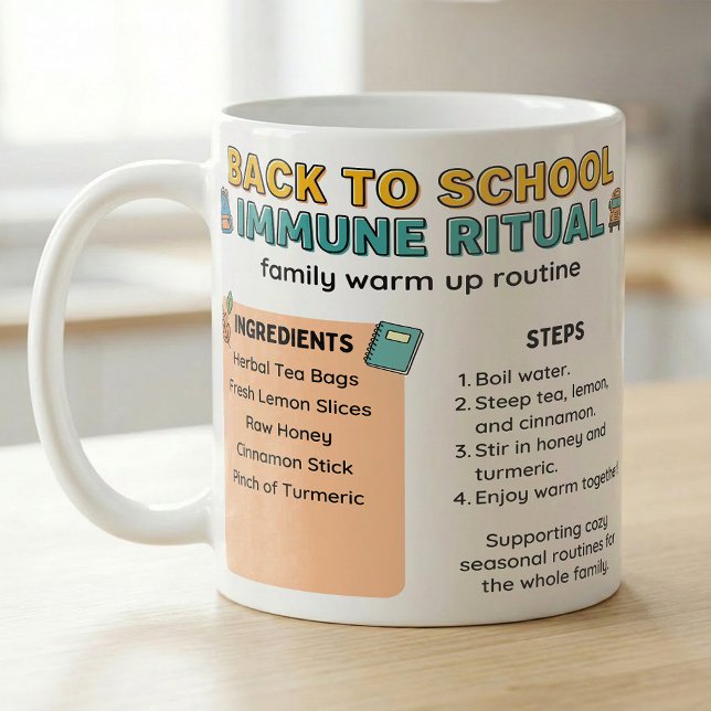 Zurück zur Schule Tee-Aufwärm-Ritual Kaffeetasse (Von Creator hochgeladen)