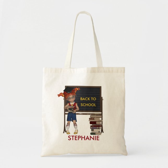 Zurück zur Schule Tote BAG Tragetasche (Vorne)