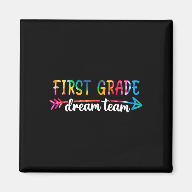 Zurück zur Schule Traumteam Schülerteam Tee Magnet (Vorne)