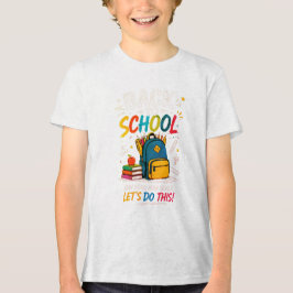 Zurück zur Schule Tri-Blend Shirt