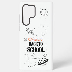 Zurück zur Schule Typografie-Design Samsung Galaxy Hülle