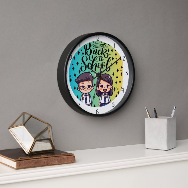 zurück zur Schule Uhr (Büro)