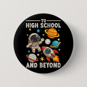 Zurück zur Schule und darüber hinaus Astronaut Lus Button