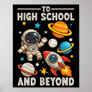 Zurück zur Schule und darüber hinaus Astronaut Lus Poster