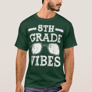 Zurück zur Schule Vibes der fünften Klasse, Lehrer T-Shirt