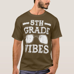 Zurück zur Schule Vibes Shirt der 5. Klasse, erste