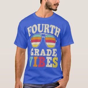 Zurück zur Schule Vibes Shirt der vierten Klasse, 