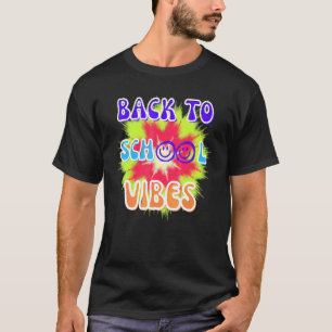 Zurück zur Schule Vibes Tie Die Kinder tragen Jung T-Shirt