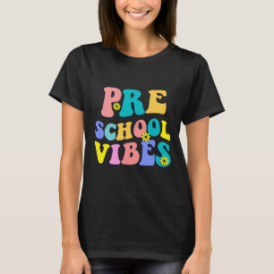 Zurück zur Schule Vorschul-Schwingungen Schüler Le T-Shirt