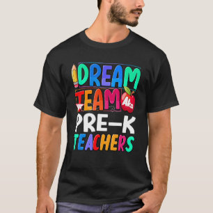 Zurück zur Schule Vorschullehrer Traumteam-Vorschu T-Shirt