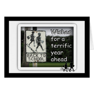 Zurück zur Schule Wünsche für ein gutes Jahr