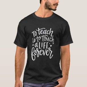 Zurück zur Schule Zu unterrichten bedeutet, ein Le T-Shirt