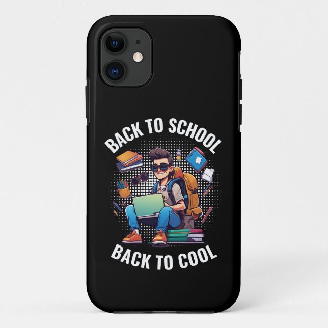 Zurück zur Schule zurück zu Cool Case-Mate iPhone Hülle (Rückseite)
