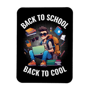 Zurück zur Schule zurück zu Cool Magnet