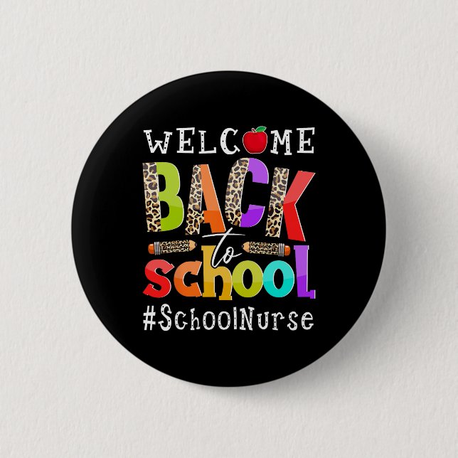 Zurück zur Schulkur am ersten Schultag Button (Vorderseite)