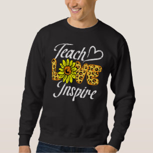 Zurück zur Schullehrer-Liebe Inspirierte Sonnenblu Sweatshirt