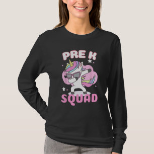 Zurück zur Schulmannschaft Pre-K Dabbing Unicorn S T-Shirt
