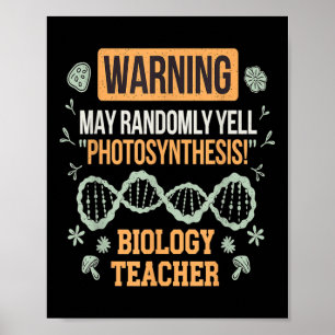 Zurück zur Schulmikrobiologie Lustiger Wissenschaf Poster