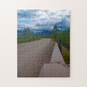 Zurück zur Straße zum Polebridge Glacier National Puzzle
