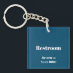 Zurück zur Suite-Nummer Schlüsselanhänger<br><div class="desc">Verschwindet der Toilettenschlüssel Ihres Büros ab und zu? Dieses Problem zu lösen ist einfach, wenn Sie einen Schlüsselanhänger mit der Nummer Ihrer Firma haben. Dieser Schlüsselanhänger ist ozeanblau. Der weiße Bildschirmtext, den Sie ändern, um eine korrekte Meldung zu erstellen (wird angezeigt: Rückkehr in die Suite 1000 wiederherstellen). Unser Laden hat...</div>