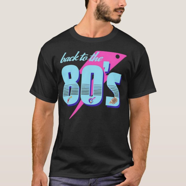 Zurück zur Vibe der 80er Jahre T-Shirt (Vorderseite)