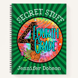 Zurück zur vierten Schulstufe Notizbuch