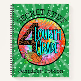 Zurück zur vierten Schulstufe Notizbuch