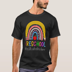 Zurück zur Vorschule Regenbogen, wo das Adventu T-Shirt
