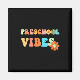 Zurück zur Vorschule Vibes Erster Schultag Magnet