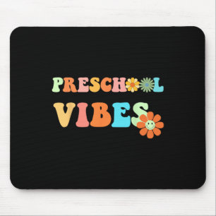 Zurück zur Vorschule Vibes Erster Schultag Mousepad