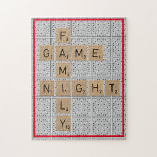 Zurückbringen des Familienspiels Puzzle