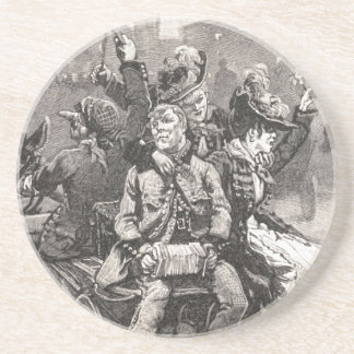 Zurückbringen vom Derby Sandstein Untersetzer