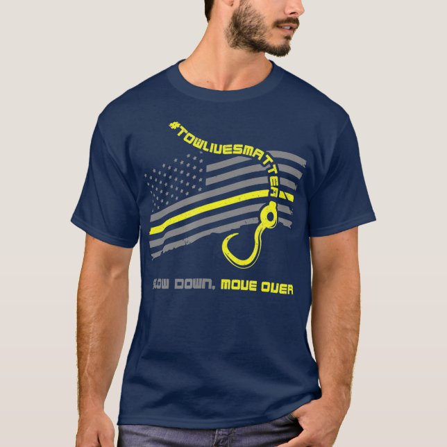 Zurückfahren über den Coolen Lastkraftwagenbetreib T-Shirt (Vorderseite)