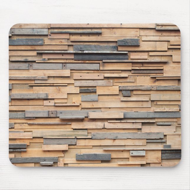 Zurückgefordertes Holz, nachhaltiges Material Mousepad (Vorne)
