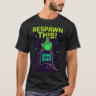 Zurückgepaart mit diesem Retro-Gamer-Design T-Shirt