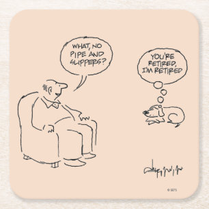 Zurückgezogen Rechteckiger Pappuntersetzer