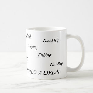 Zurückgezogen, Straßenreise, Camping, Fischen, Tasse