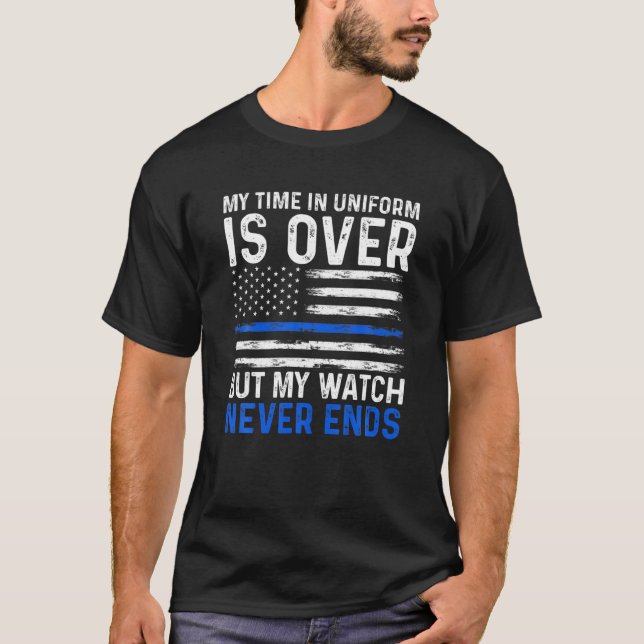 Zurückgezogene Polizeibeamte Altersversorgung 2021 T-Shirt (Vorderseite)